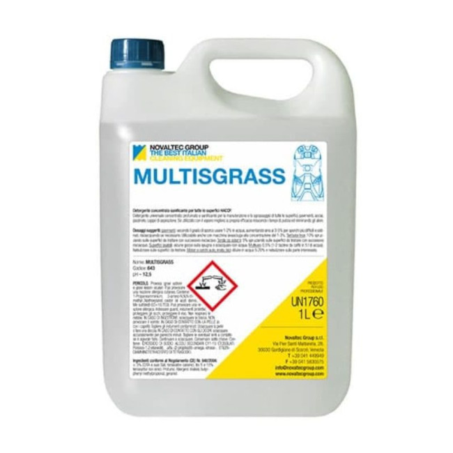 Detergent alcalin Novaltec Multisgrass 5 L