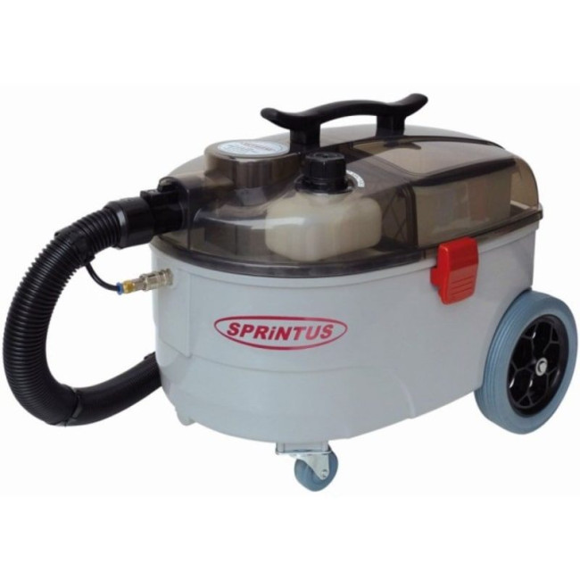 Ofertă monodisc Sprintus EEM 13R + aspirator profesional cu injecție-extracție Sprintus SE 7 + Detergent covoare și tapițerii Tapicleanet 5 L + Detergent pete mochete Carp Deta 750 ml.